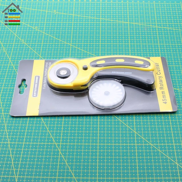 45mm Rotary Cutter Set 9 Pack Rotary Blades Skip Rotary Cutter Blades  Pinking Blades for Sewing Fabric Leather Quilting Cutter