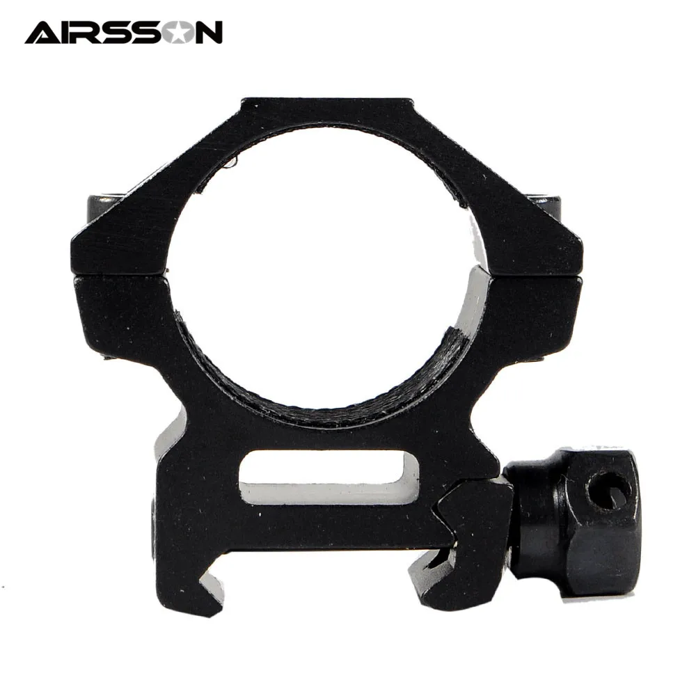 Airsoft 25mm Ring Quick Release Scope Holder Tactical Hunting Accessories Wide Low Ring Mount Military Heavy Duty Weaver Rail