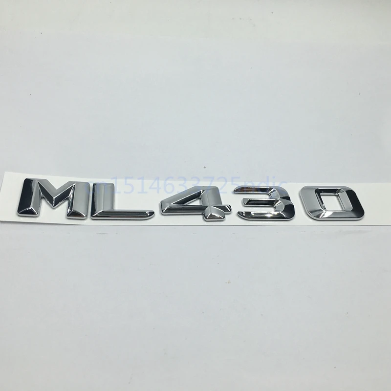 Trunk Rear Emblem Nameplate Badge Symbol Sign Chrome Letters ML 430 for ...