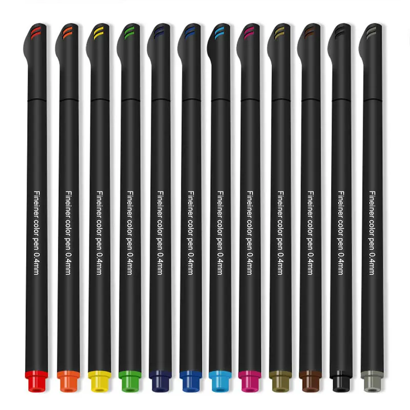 Fineliner 0 4 мм цветная ручка с мелкими точками на акварельной основе эскиз