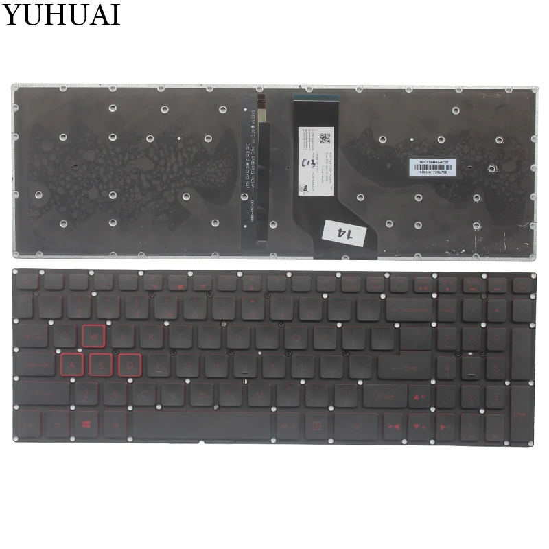 

New US keyboard for Acer Aspire VX15 VN7-593 VN7-793 VX5-591 US laptop Keyboard backlit