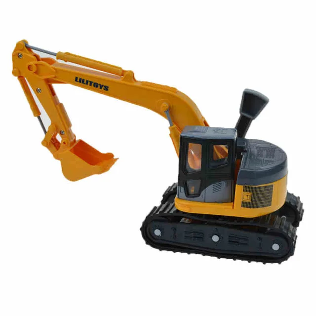 Plastic Educational Boys Toy Vehicle Models Truck Excavator Digging Cars Can Rotate The Boy Toys For Children Car Model 2021