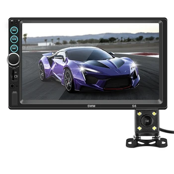 

New 7'' Inch LCD Touch Screen Car Radio Player Support 24 Languages Menu Bluetooth Hands Support Rear View Camera Car Audio