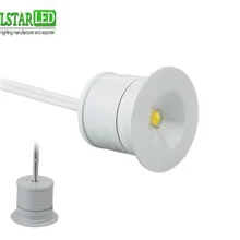 YLSTAR DC12V мини светодиодный прожектор 3 Вт 25 мм 240Lm 80Ra мини светодиодный прожектор для шкафа витрина шкаф-витрина под лестницей точечное освещение 3 Вт