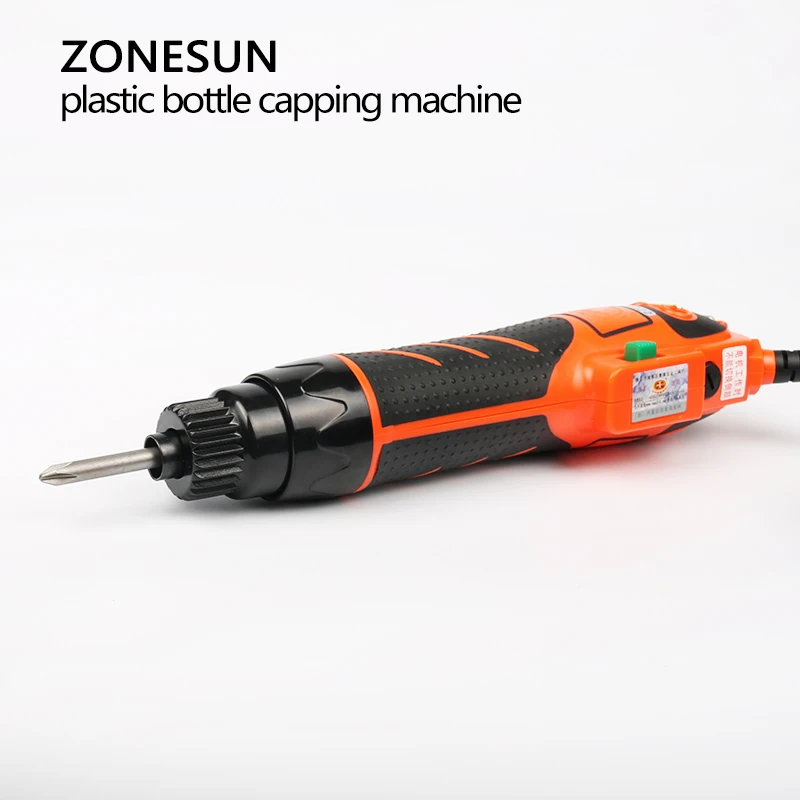 ZONESUN 110/220 В ручной инструмент для укупорки бутылок Пластиковая крышка винтовая