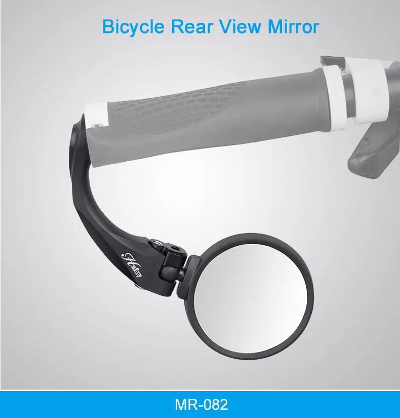 MTB дорожный велосипед 1 шт. зеркало небьющееся нержавеющая сталь объектив прозрачный широкий диапазон заднего вида отражатель регулируемый угол Hafny