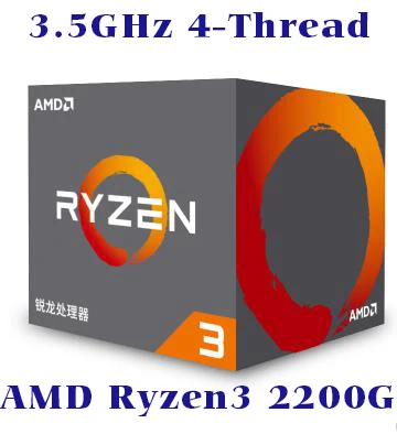 

New amd ryzen 3 2200g cpu 3.5GHz 4-Core 4-Threads Socket AM4 Original processador with Radeon Vega 8 Graphics TDP 65W 14nm