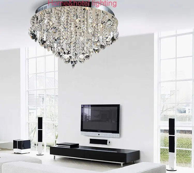 

modern crystal ceiling lamp master room crystal ceiling lights led lamps Contemporary crystal light for living room led lights