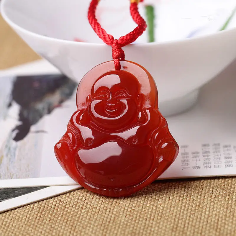 

Selling jewerly >new natural boutique red new Buddha pendant pendant jewerly chalcedony Buddha>free shipping