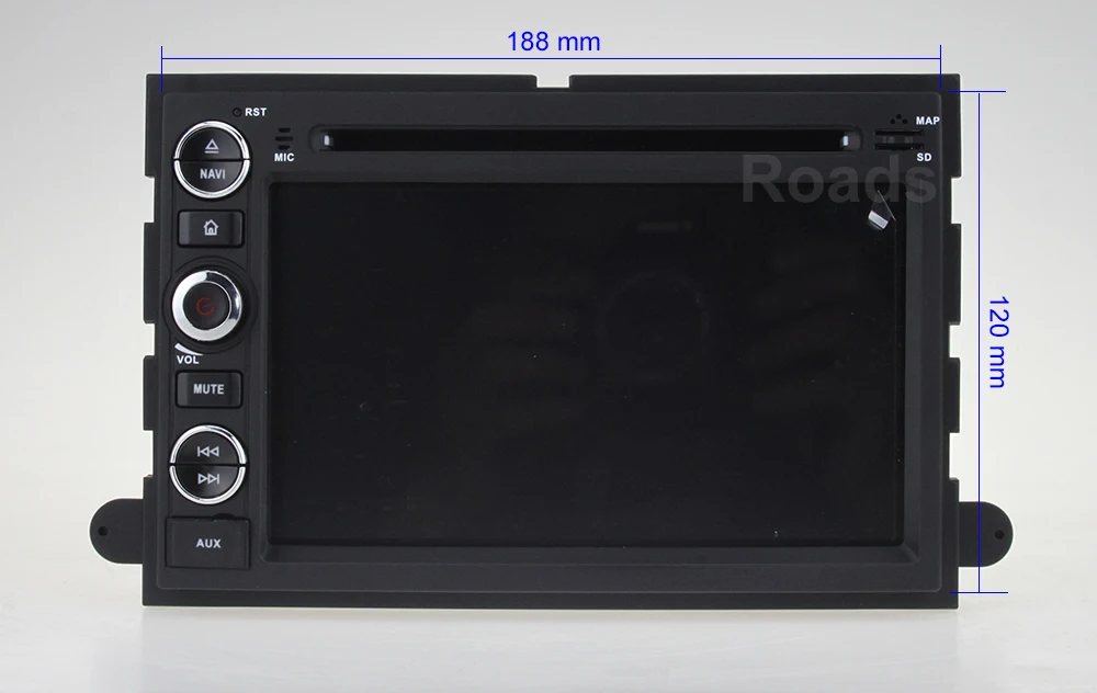 Cheap Android 8.0 Car DVD Player for Ford 500/F150/Explorer/Edge/Expedition/Mustang/fusion/Freestyle Wifi BT Radio GPS 1