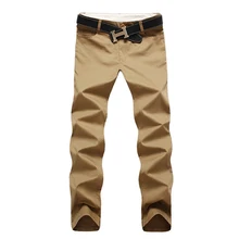 Повседневные мужские брюки тонкие деловые Брюки Плюс Размер 28-44 прямые брюки мужские хлопковые брюки высокого качества