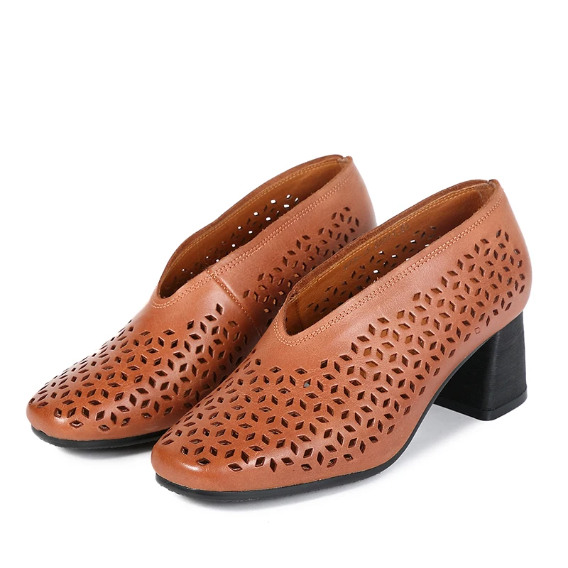 

HUIZUMEI Stylish 2019 Latest Fashion Shoes Women Breathable Woman High-Heeled Shoes