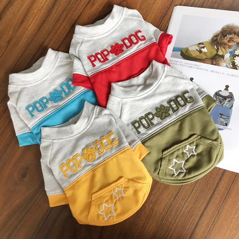 

NEW Spring Cute Print Dog Shirt Teddy Chihuahua Clothes for Small Pet Dog Apparel XS S M L XL