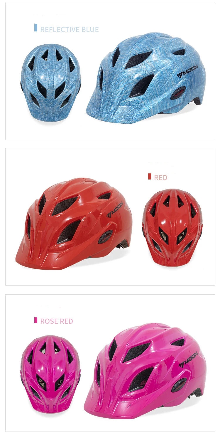Moon/Детский велосипедный шлем для мальчиков и шлемы для девочек Предупреждение светом для велосипедов/баланса автомобилей детский шлем велосипеда A5