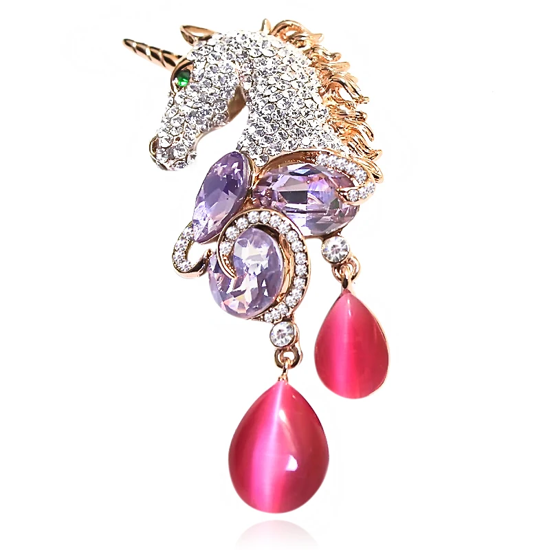 Brooches For Women Safety Pin broches Unicorn Brooch Jewelry Vintage