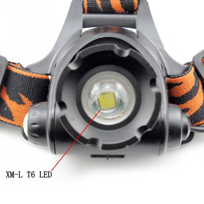 Переносной Xm-l T6 светодиодный свет супер зарядки фары длинный выстрел фонарик рыбалка кемпинг увеличить ночная рыбалка белый свет