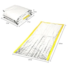 Аварийный спальное одеяло Спальный мешок для взрослых конверт Тип многоразовые Термальность переносная Подушка Открытый Кемпинг Аксессуары