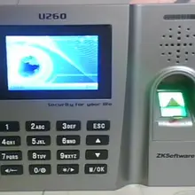 TCP/IP ZKTECO U260-C мультимедийный отпечаток пальца время посещаемости биометрический считыватель времени рекордер Простая установка Быстрая