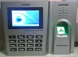 TCP/IP ZKTECO U260-C мультимедийный отпечаток пальца время посещаемости биометрический считыватель времени рекордер Простая установка Быстрая