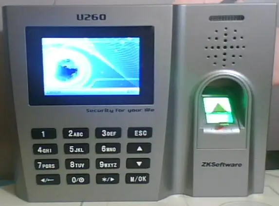 

TCP/IP ZKTECO U260-C Multi-media Fingerprint Time Attendance Biometric Reader Time Recorder easy Installation Fast Delivery