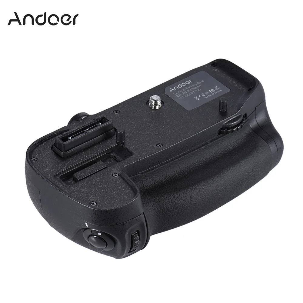 

Andoer BG-2N Vertical Battery Grip Holder for Nikon D7100/D7200 DSLR Camera Compatible with EN-EL Battery