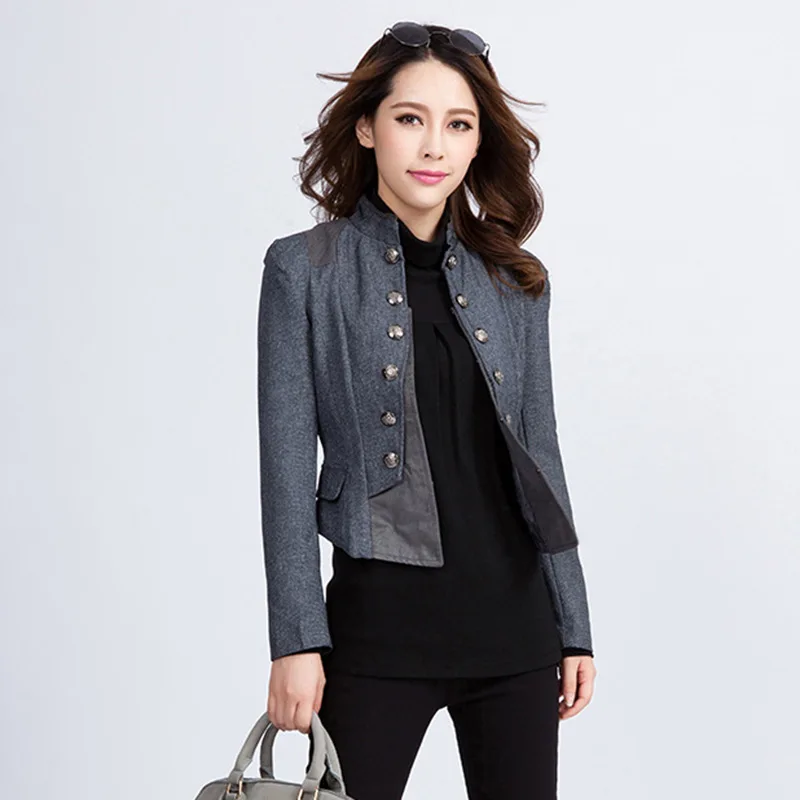 

Blazer Feminino Ladies Blazer Jacket Female 2019 New Spring Autumn Long Sleeve One Button Women Blaser