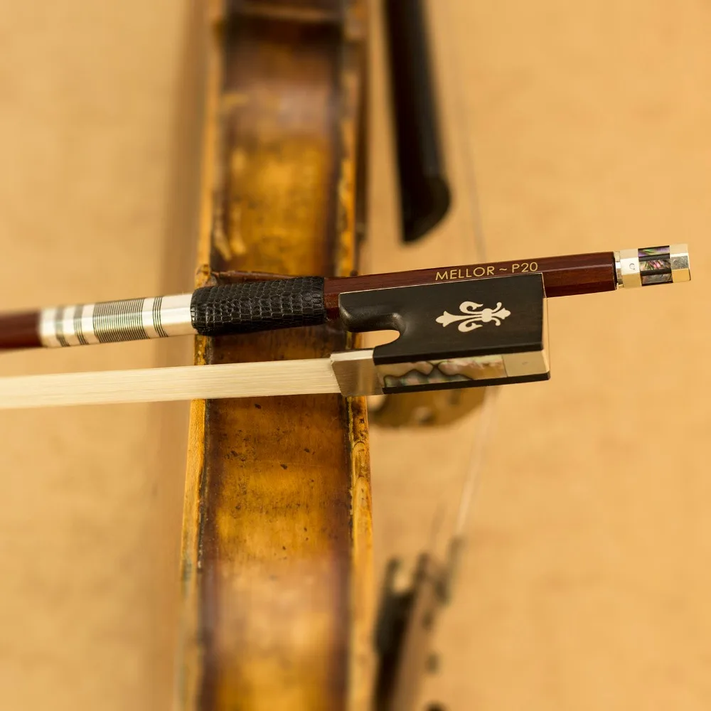 4/4 Violin Bow Brazilwood Viola Bow (4/4) - Ebony Frog, Mongolian