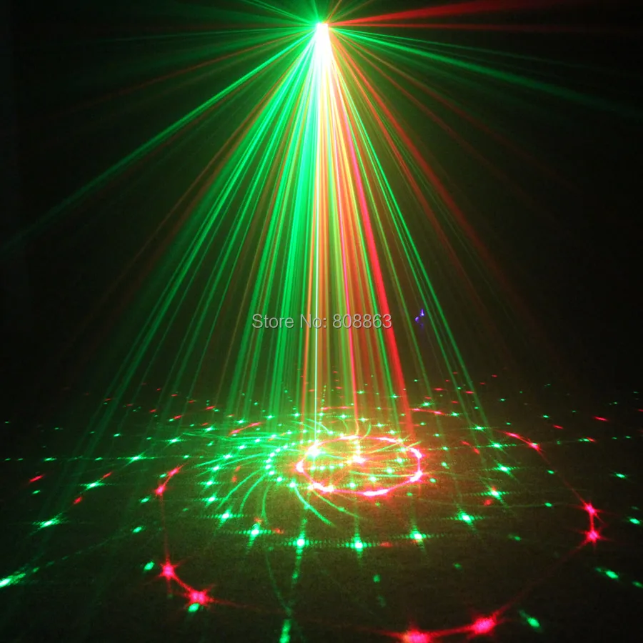 ESHINY открытый пульт R& G лазер 24 Модели проектор WF дом кофе бар снаружи танец Рождественская елка стены ночное освещение для сада N85T76