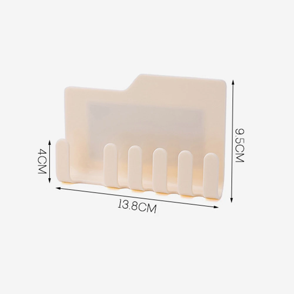1 шт. 13,8x5x9,5 см Многофункциональный клейкий держатель для бритвы зубные щетки полка настенный стеллаж Крючки вешалка для душа Кухня дом