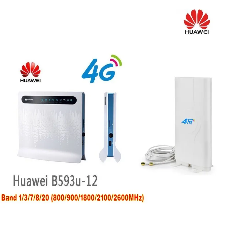 Абсолютно Новый разблокированный Huawei B593 B593U 12 4G LTE FDD wifi беспроводной