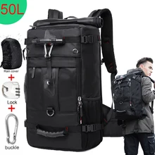 Kaka 50l mochila de viagem à prova dmultifunction água das mulheres dos homens multifunction 17.3 mochilas portátil masculino saco de bagagem ao ar livre mochila melhor qualidade(China)