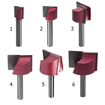 

6mm Tungsten Steel Router Bits Engraving Milling Cutter Woodworking Carving Knife Cutting Tool