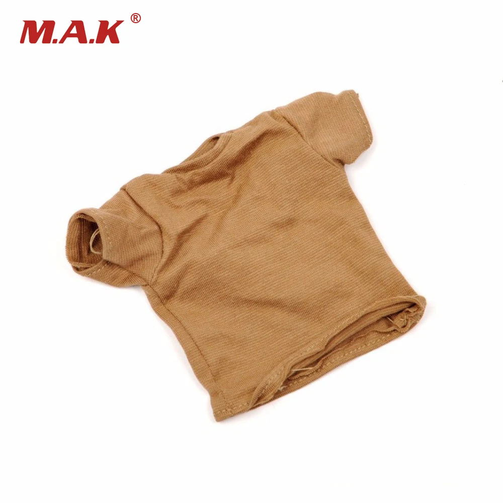 1/6 Scale Male Clothes Brown T Shirt Models for 12 Inches Man Action ... - 1 6 Scale Male Clothes Brown T Shirt MoDels For 12 Inches Man Action Figures BoDy