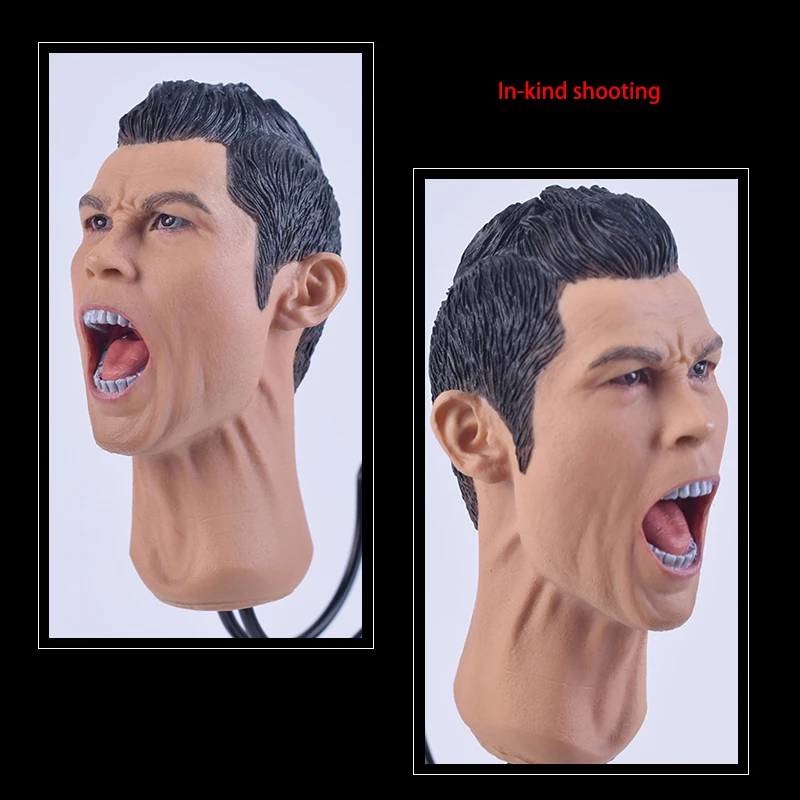 Фигурка голова Криштиану Роналду из Мадрида масштаб 1/6|Игровые фигурки и