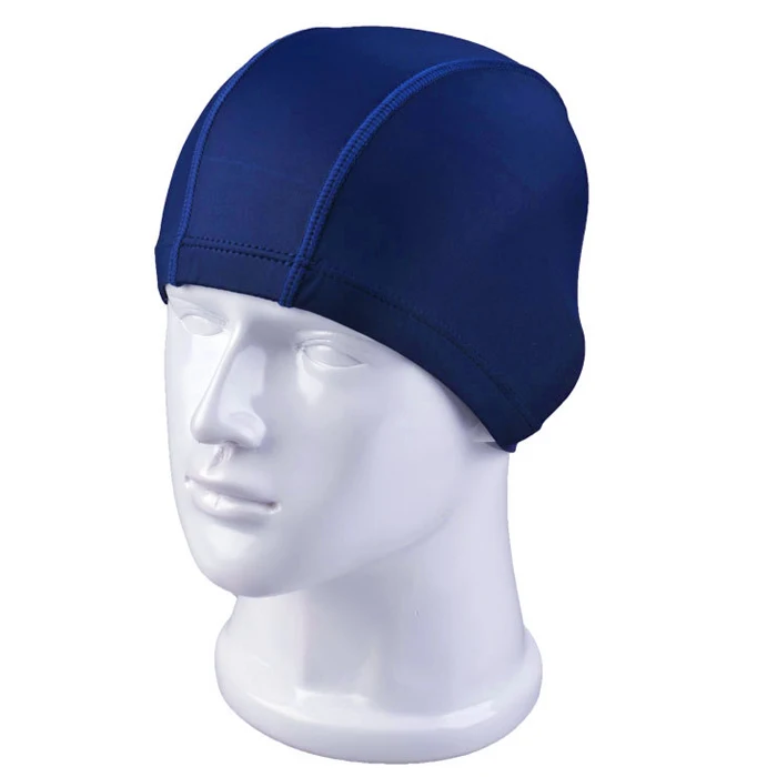 Эластичная шапочка для плавания Badmuts, защитная шапка для плавания с ушками, s для длинных волос, для спорта, плавания, бассейна, крышка, гибкая шапочка для плавания s для женщин - Цвет: Navy