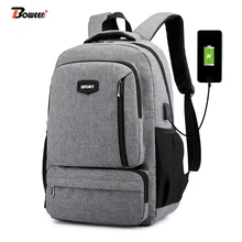 Usb зарядка подростковый рюкзак мужская сумка Оксфорд Повседневная колледж Университет Высокая Школьная Сумка подростковая Студенческая школьная сумка рюкзак мужской