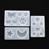 SNASAN cat bear paw heart moon star Silicone Mold Resin Silicone Mould handmade DIY Jewelry Making epoxy resin molds ► Photo 1/6