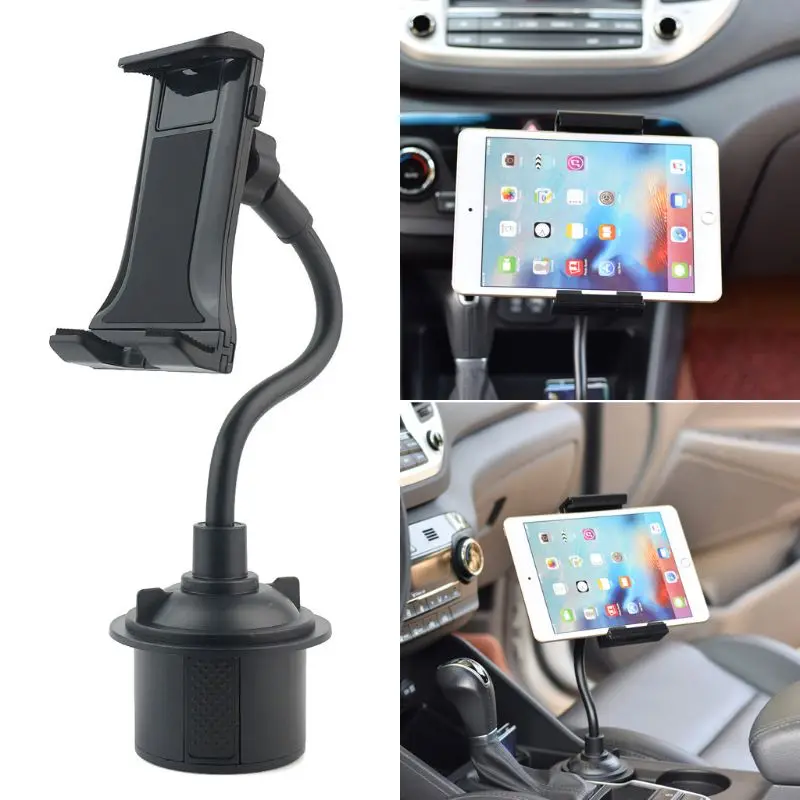 

Universal Gooseneck Adjustable Car Cup Holder Mount Cradle for iphone iPad Samsung Xiaomi Huawei 3.5"-11" Cellphone Tablet