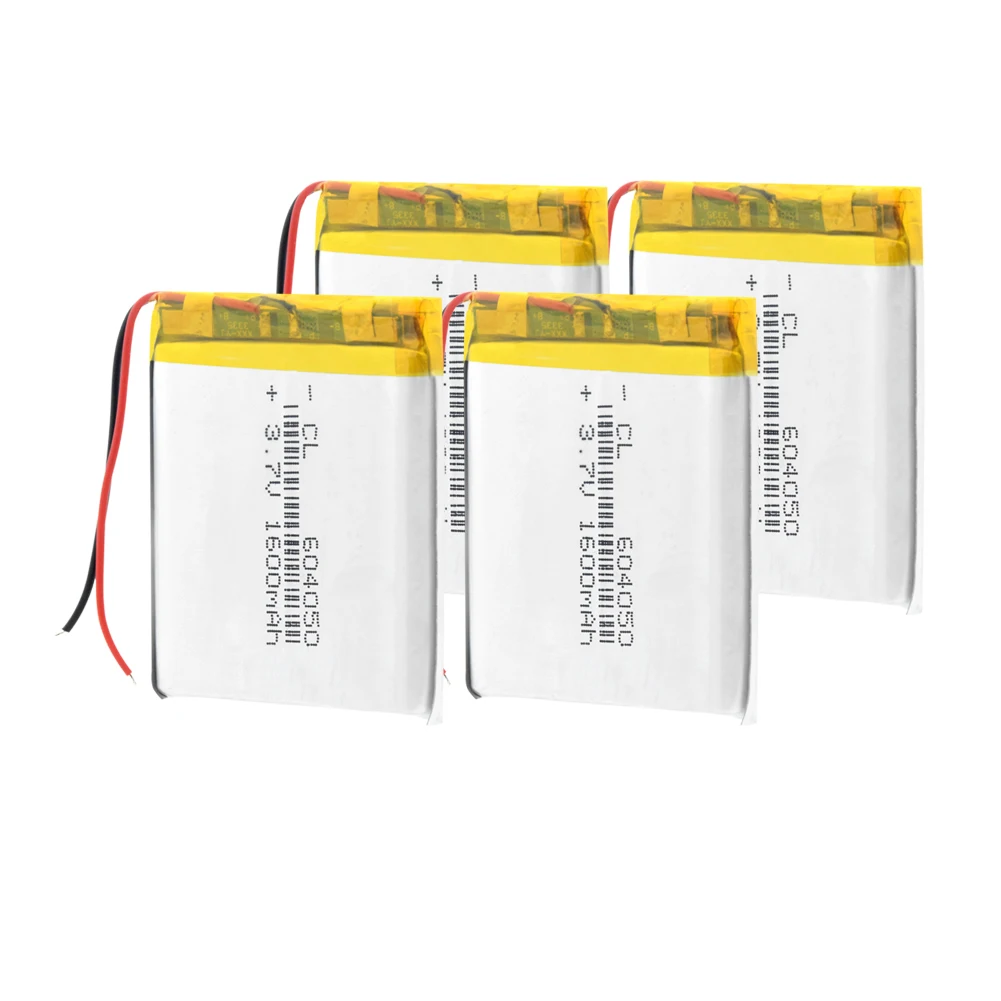 3,7 V 1600mAh 604050 Lipo батарея литий-полимерная батарея Li-Po li ion Lipo ячейки для игрушек MP3 MP4 gps динамик Мобильный телефон DIY