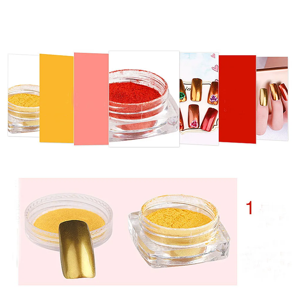 Nail Glitter Mirror Powder Chrome Dust Nail Art Pigment Manicure Gel