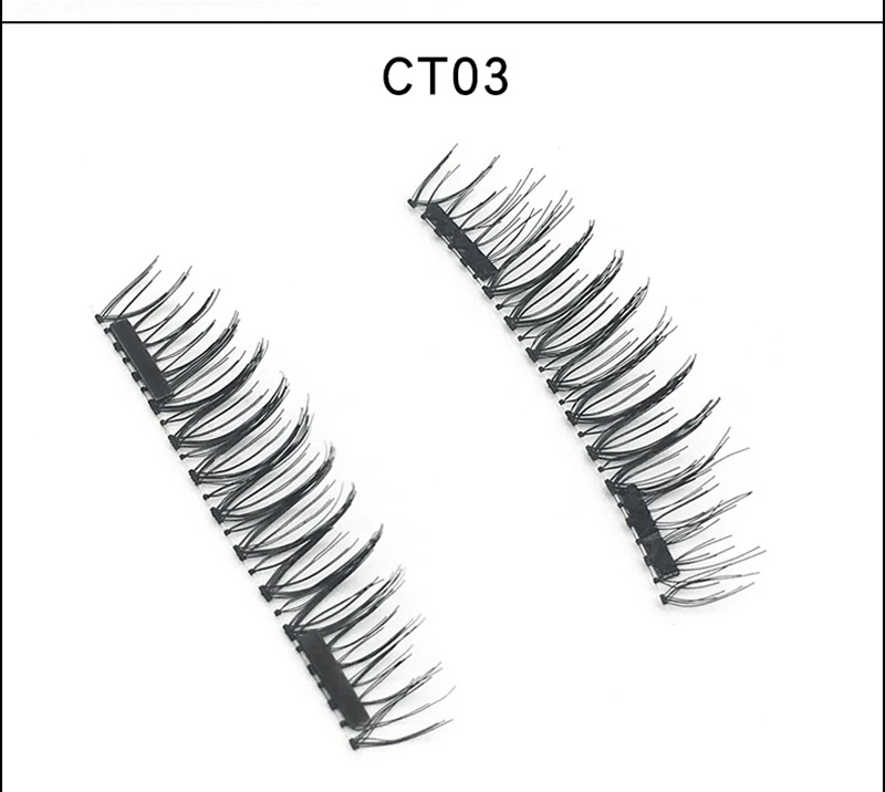 Три магнита накладные ресницы 3d Магнитные ресницы быстрая паста бесшовные ресницы простые и многоразовые натуральные Magne