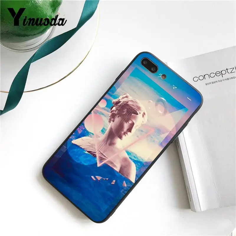 Yinuoda Vaporwave Мягкий силиконовый чехол для телефона из ТПУ в музыкальном стиле iPhone 8 7