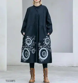 

European style 2019 New arrivals summer Spring fashion women clothes printing patchwork loose casual dress T3220