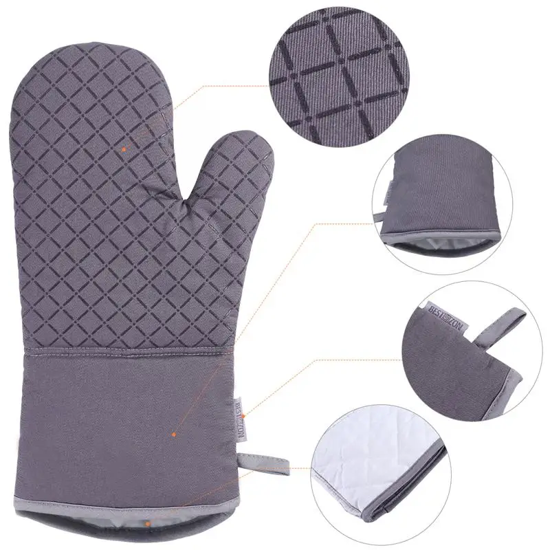 BESTONZON набор пекарских рукавиц легкие кухонные аксессуары перчатки для духовки выпечка