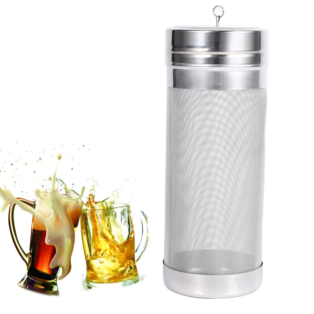 7x18cm Stainless Steel Homebrew Beer Wine Hopper Filter Bar Strainers Filter For Beer Shaker
