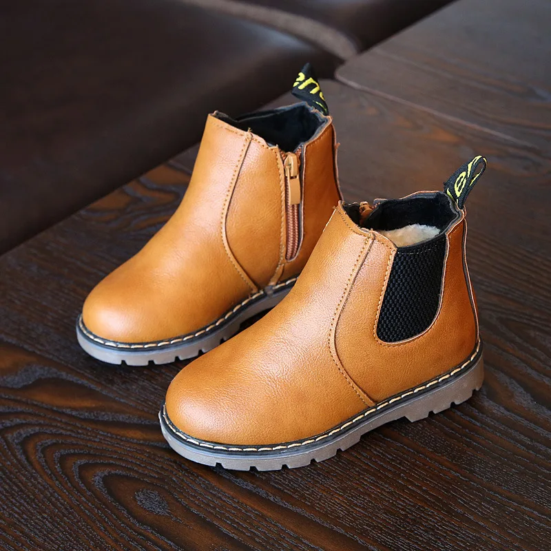 

Boots for children Fall 2010 new fashion short paragraph black retro boot shoes for boys Martin boots casual sports girls shoes