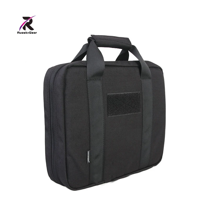 

2017 EM Gear Double Function Pistol Handgun Soft Carry Case Bag Holds 2 Gun with Mags Range Best Quality In stock