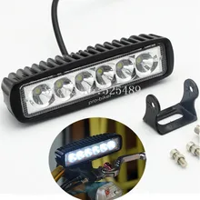 DC 12-30 V Motocicleta LED Farol Farol à prova d’ água Moto Fog Spot Luzes Para Honda Yamaha Suzuki Kawasaki Sujeira bicicleta ATV
