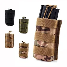 Molle Тактические одиночные подсумок для оружия сумка открытая верхняя сумка для AK47 M4 M16 5,56. 223 сумка для журналов для охотничьих аксессуаров