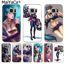 LOL League of Legends MaiYaCa Policial Pontapé de Ouro Caso de Telefone Colorido para S6edge S6plus SamsungS3 S4 S5 S6 S7 S8 S7edge S8plus(China)